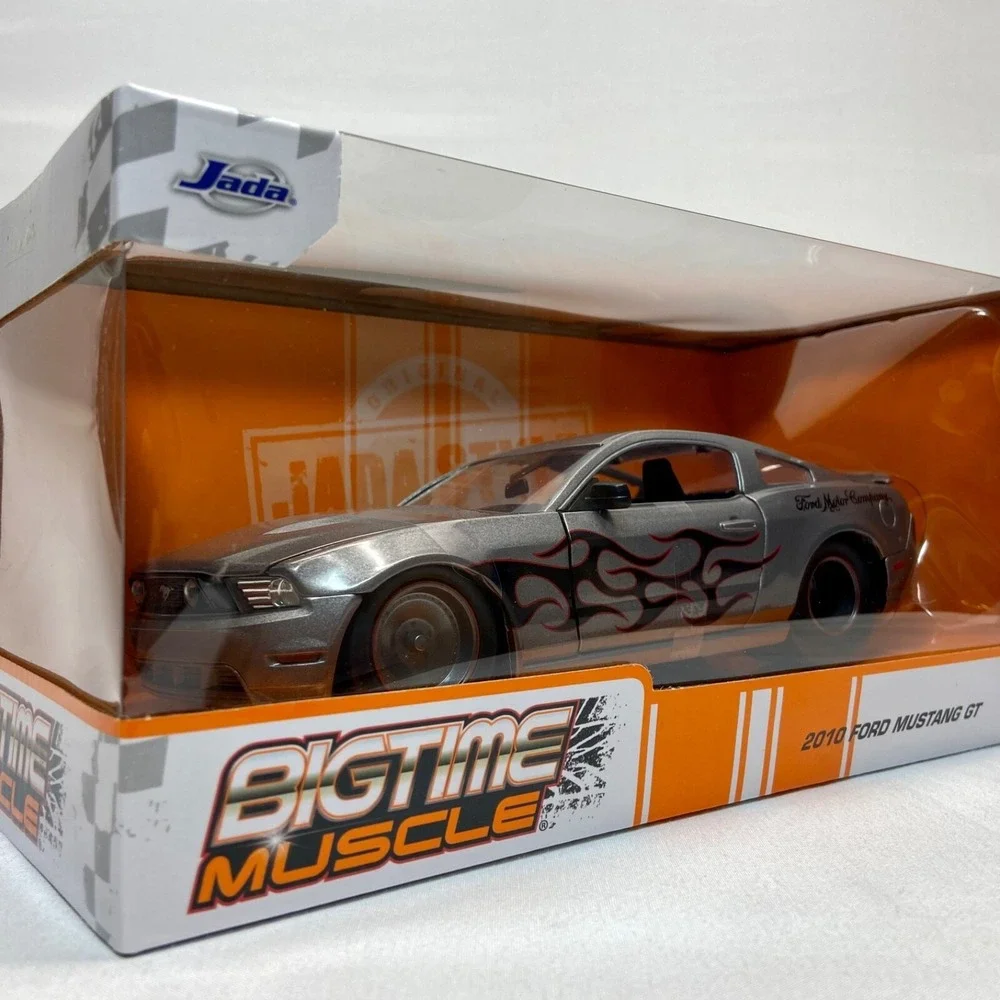 Jada 2010 Ford Mustang GT Big Time‎ Muscle 1:24 Die-cast Model Car NIP 2023 USA
